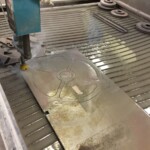 Waterjet cutting new weapon from 1/2" S7 steel.