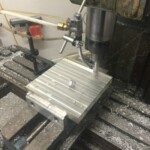 CNC machining new hubs for the weapons.