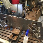 Drilling and rigid tapping on the mill.